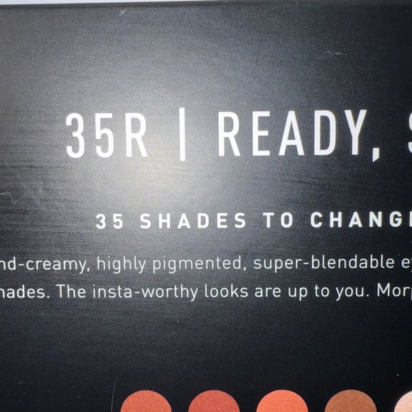Morphe 35R Ready Set Gold Eyeshadow 35 Shades Palette Matte Shimmer Neutral NIB - Picture 7 of 16